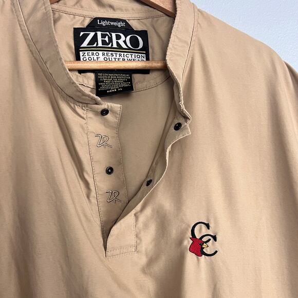 Zero Restriction ZR Men XL Golf Wind Vest Pullover Outerwear Lightweight CC Logo - Picture 4 of 11